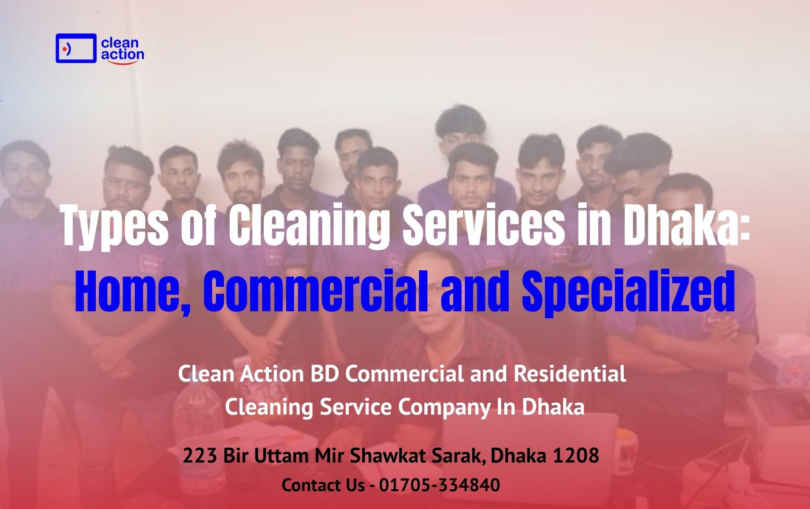 Types of Cleaning Services In Dhaka